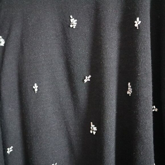 Nowt Halogen Rhinestone Jewel Studded Pullover Sweater - Picture 7 of 7